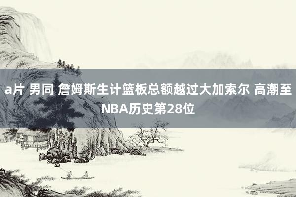 a片 男同 詹姆斯生计篮板总额越过大加索尔 高潮至NBA历史第28位